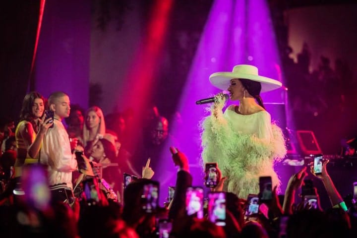 Cardi B at Kaos Nightclub