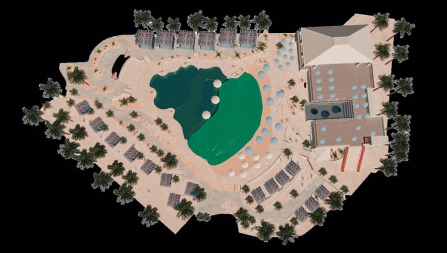 Elia Beach Club map