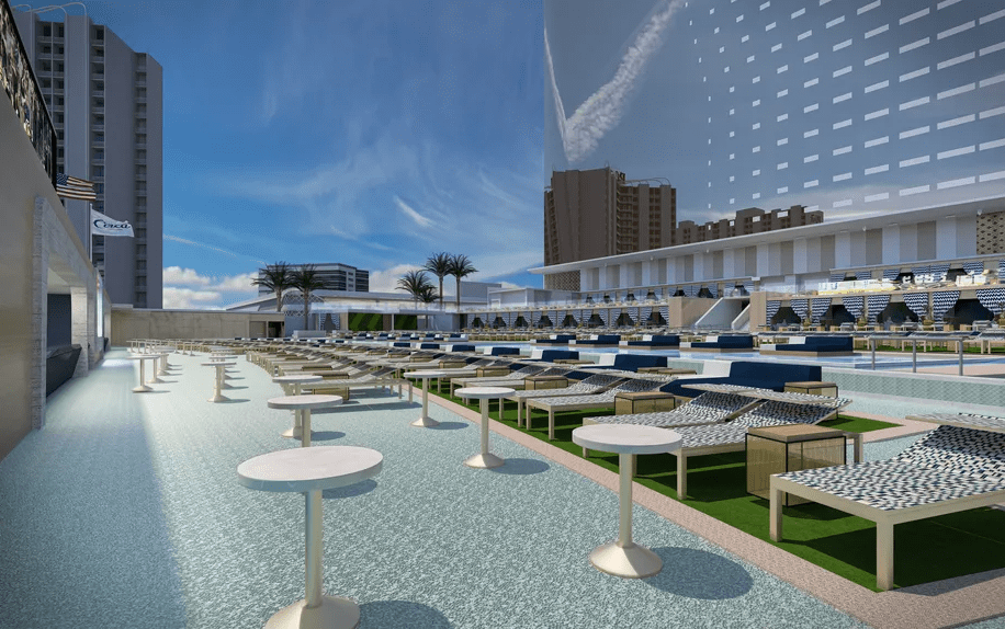 Stadium swim lounge chairs