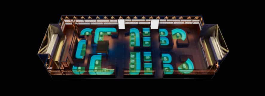 Hakkasan Nightclub Level 3 Table Map